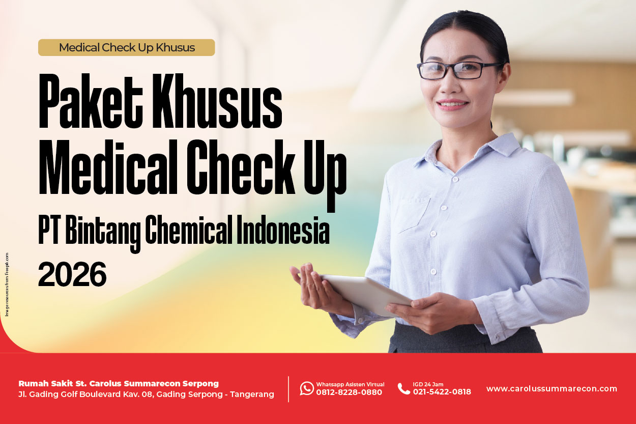 Paket MCU PT Bintang Chemical Indonesia Medical Check Up