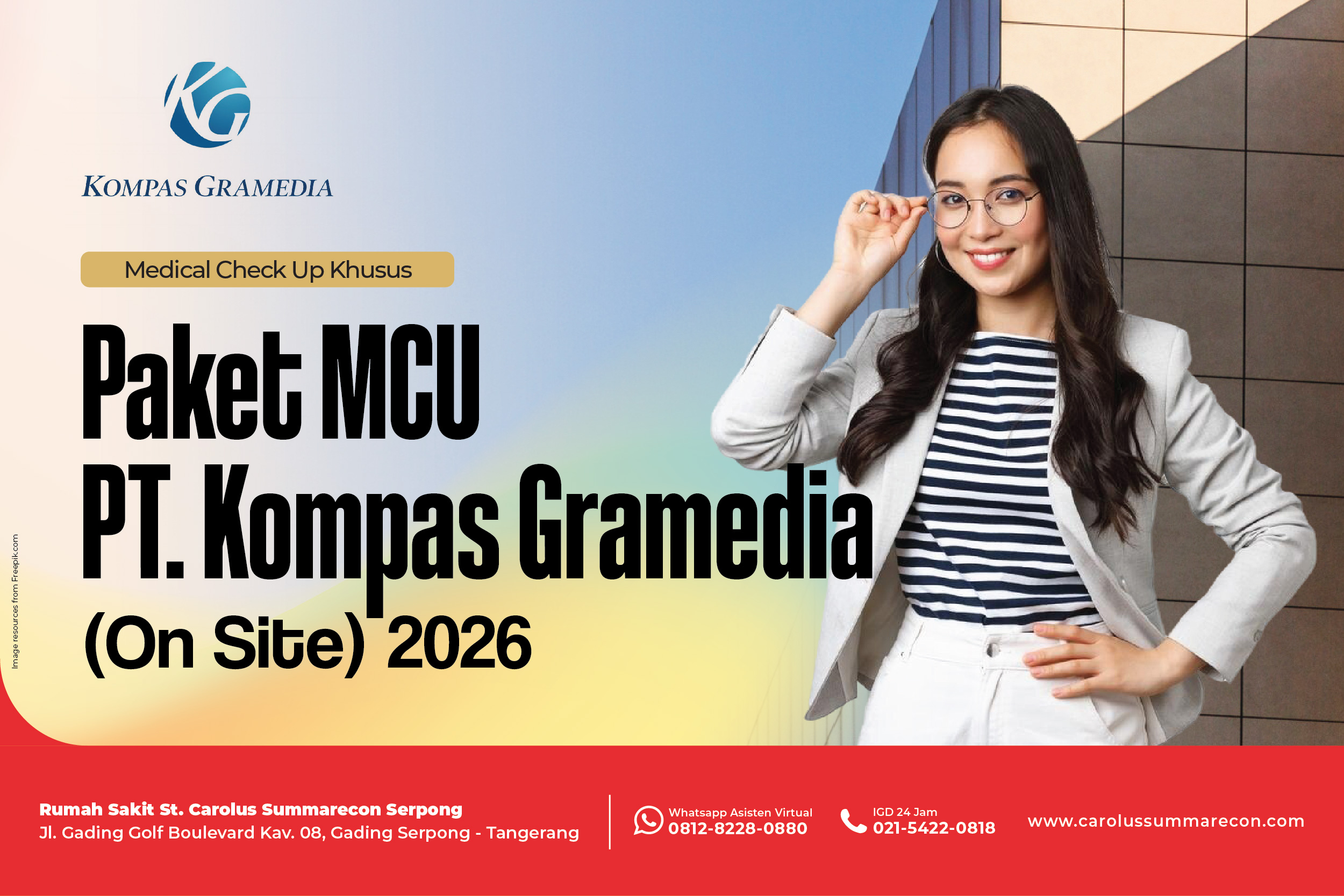 Paket MCU Kompas Gramedia On Site 2026 Medical Check Up