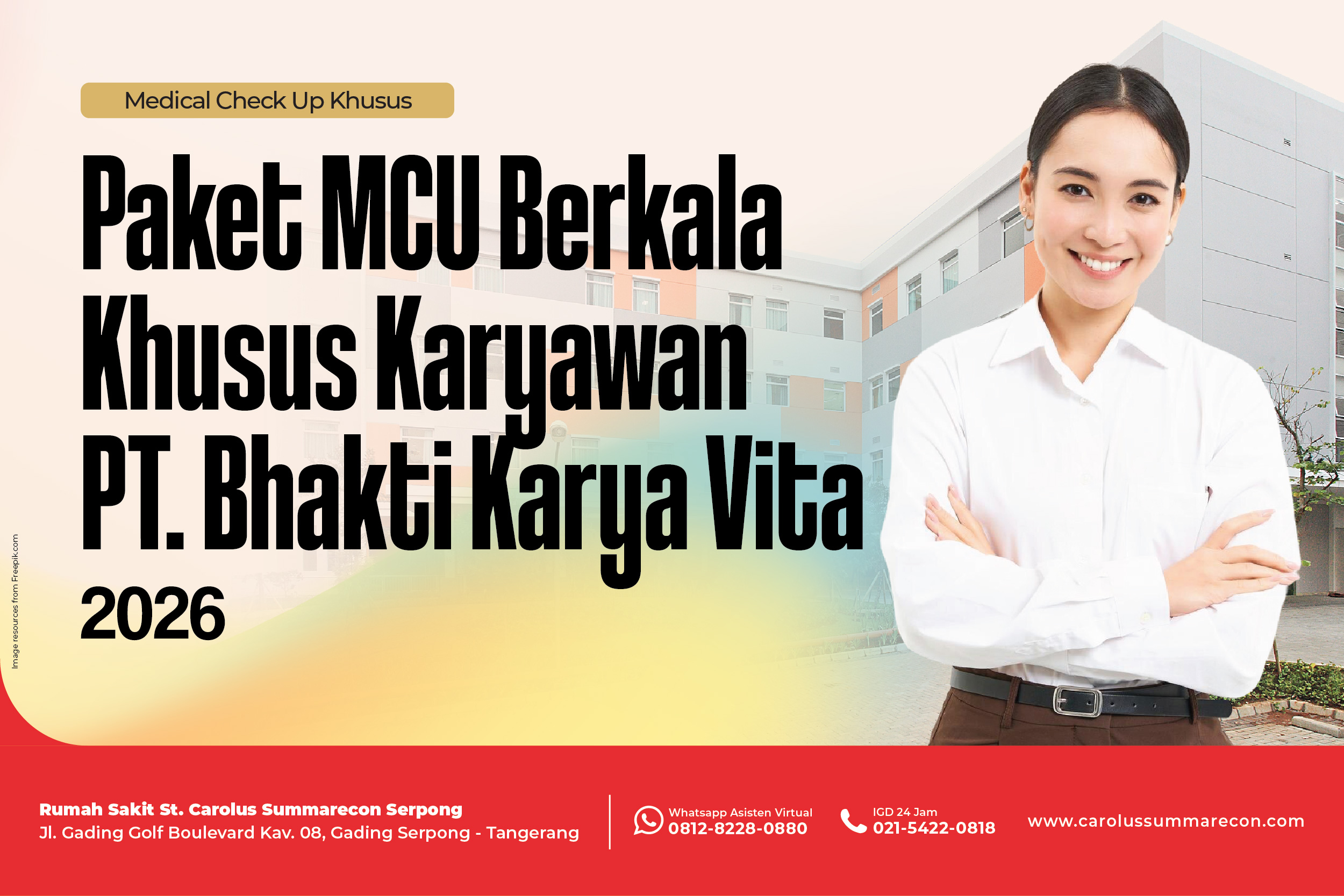 Paket MCU Karyawan PT Bhakti Karya Vita Medical Check Up